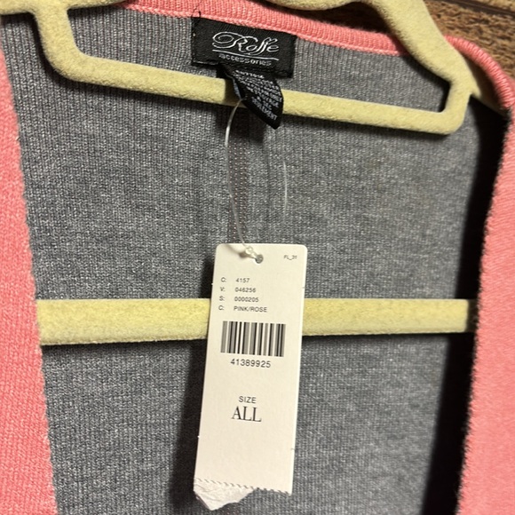 Roffe Color Block Fringe Ruana - Picture 9 of 13